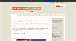 Desktop Screenshot of filderstadt.cdu-kv-esslingen.de