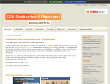 Tablet Screenshot of filderstadt.cdu-kv-esslingen.de