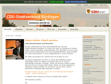 Tablet Screenshot of nuertingen.cdu-kv-esslingen.de